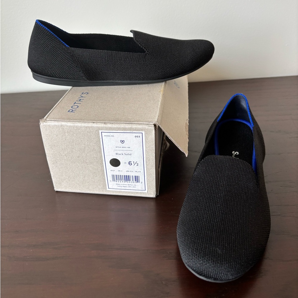 Rothy's Black Loafers